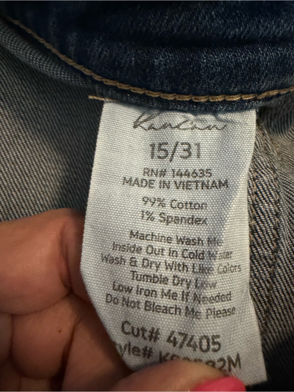 KanCan Denicee High Rise Bootcut Jeans Medium Wash Stretch Fit Size 15/31 NWT - Picture 14 of 16
